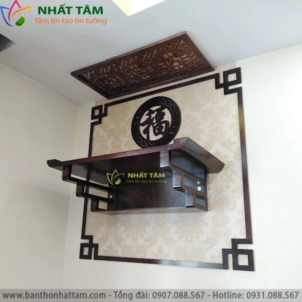 Bàn thờ treo tường chung cư